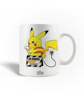 Mug pokemon pikachu en charge