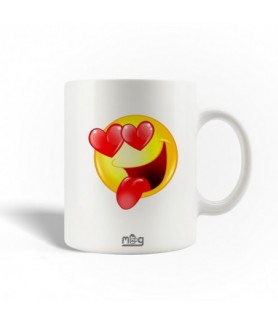 Mug emoticon Love