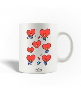 Mug boneka bts tata