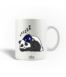 Mug panda sleeping