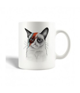 Mug david bowie grumpy cat