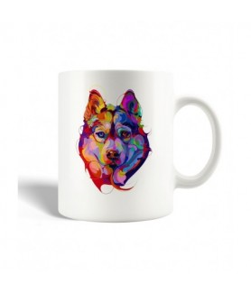 Mug  Loup coloré