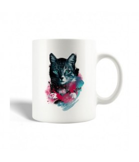 Mug animaux chat coloré 2