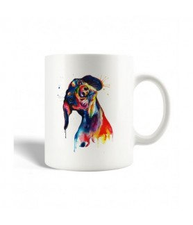 Mug chien coloré 2