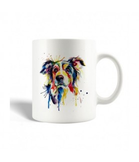 Mug chien coloré