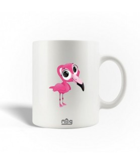 Mug flamingo cartoon