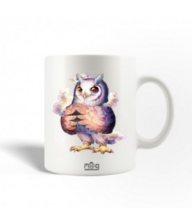 Mug Owl Cloudy