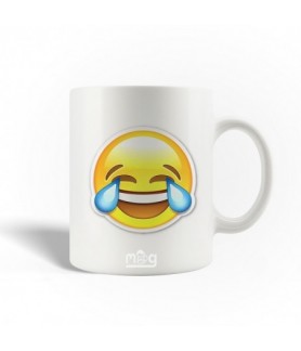 Mug facebook emoticon laughing