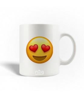 Mug facebook emoticon love