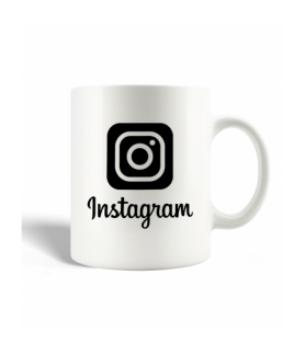 Mug Logo Instagram Noire