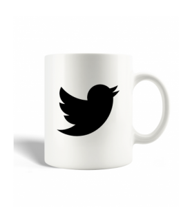 Mug Twitter Logo Noire