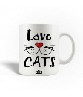 Mug Citation Love Cats