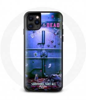 Coque IPhone 11  Pro Max Army of the Dead survivors take all série amazon maniacase   Netflix bleu nuit night  Zombie casino