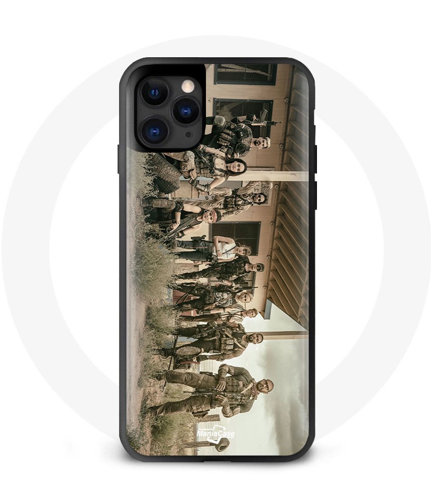 Coque IPhone 11 Pro  max Army of the Always bet on Dead série amazon maniacase   Netflix  soldat guerre combat